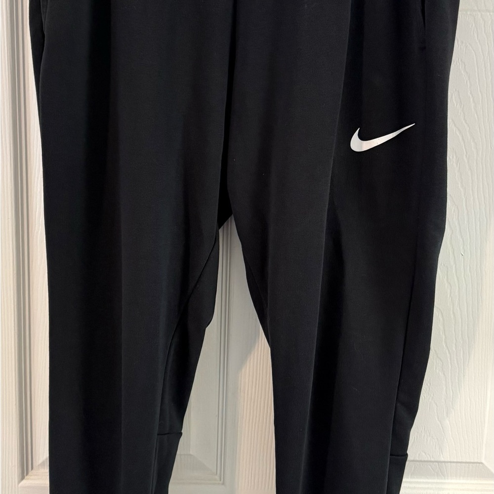 Nike Dri-FIT Black Pants with White Accents